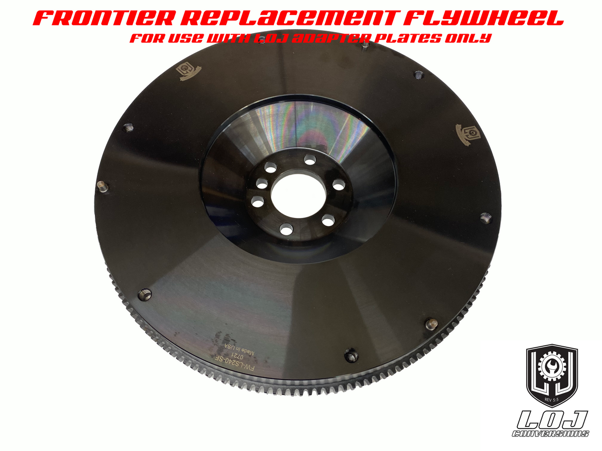 Frontier Transmission Swap Replacement Flywheel for LOJ Adapters LOJ