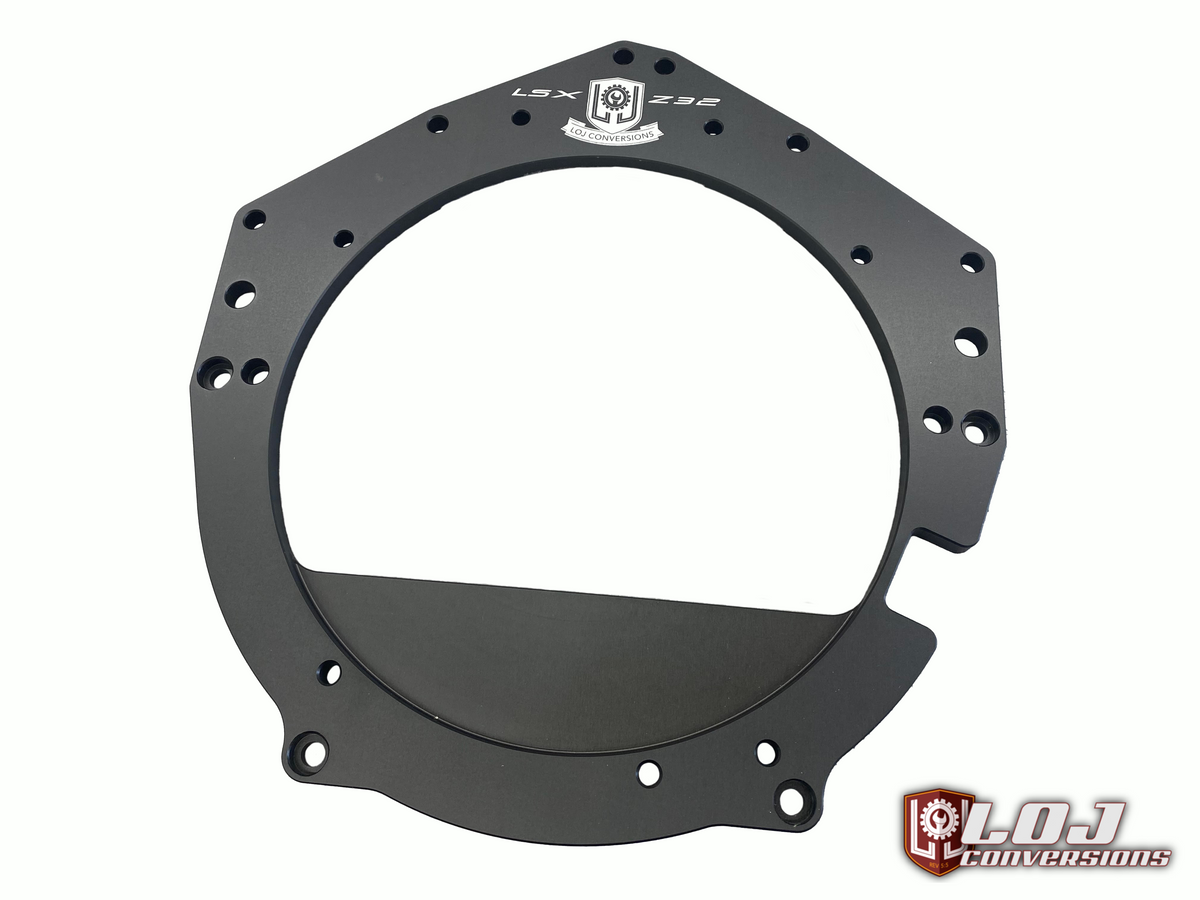 Slow 300ZX LSx Transmission Adapter and Flywheel – LOJ Conversions