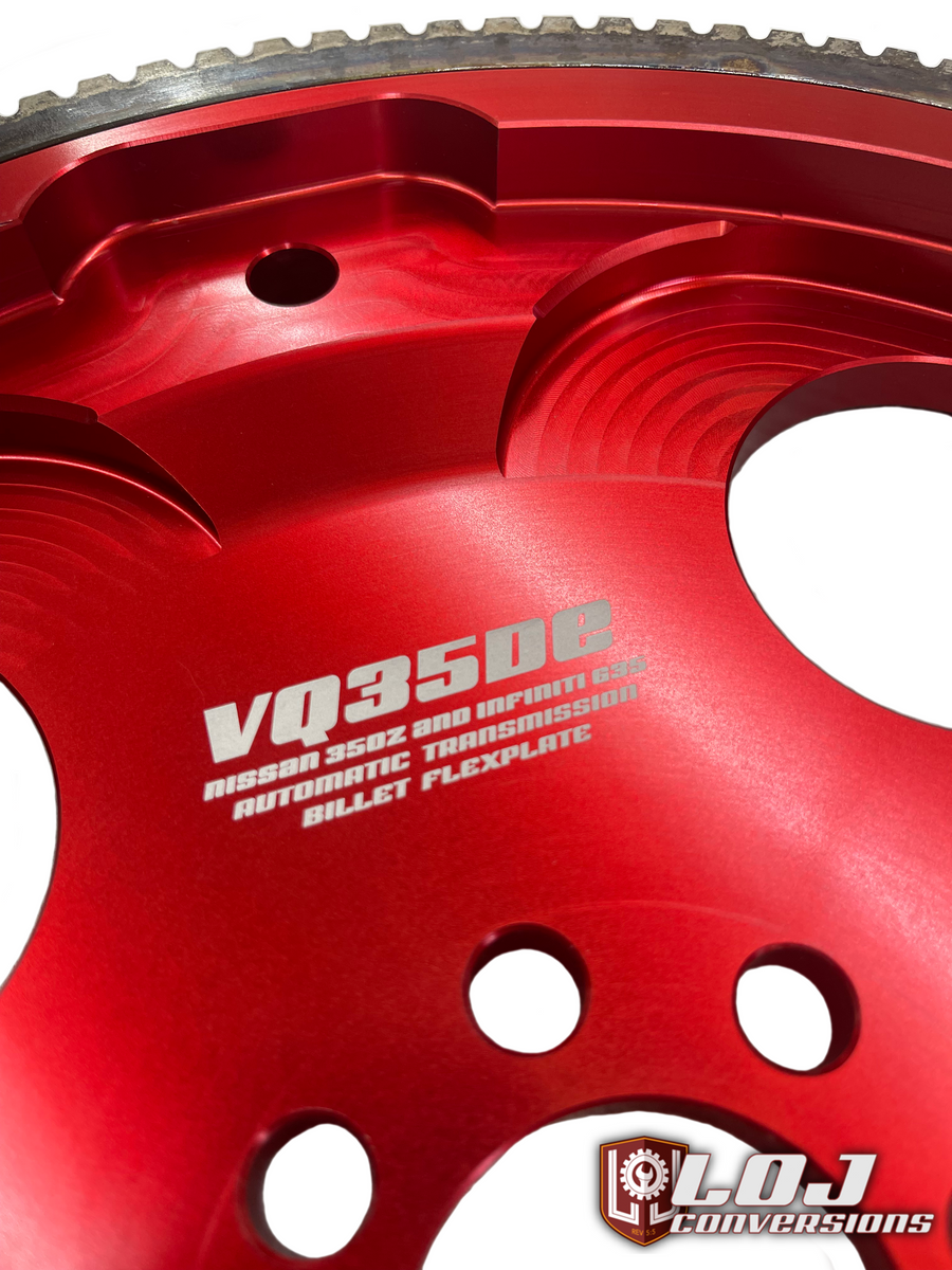 VQ35DE Billet Aluminum Flexplate – LOJ Conversions