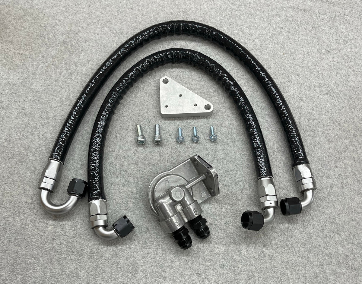 Frontier / Xterra / Navara LSx Swap Oil Filter Relocation Kit 4WD Tr LOJ Conversions