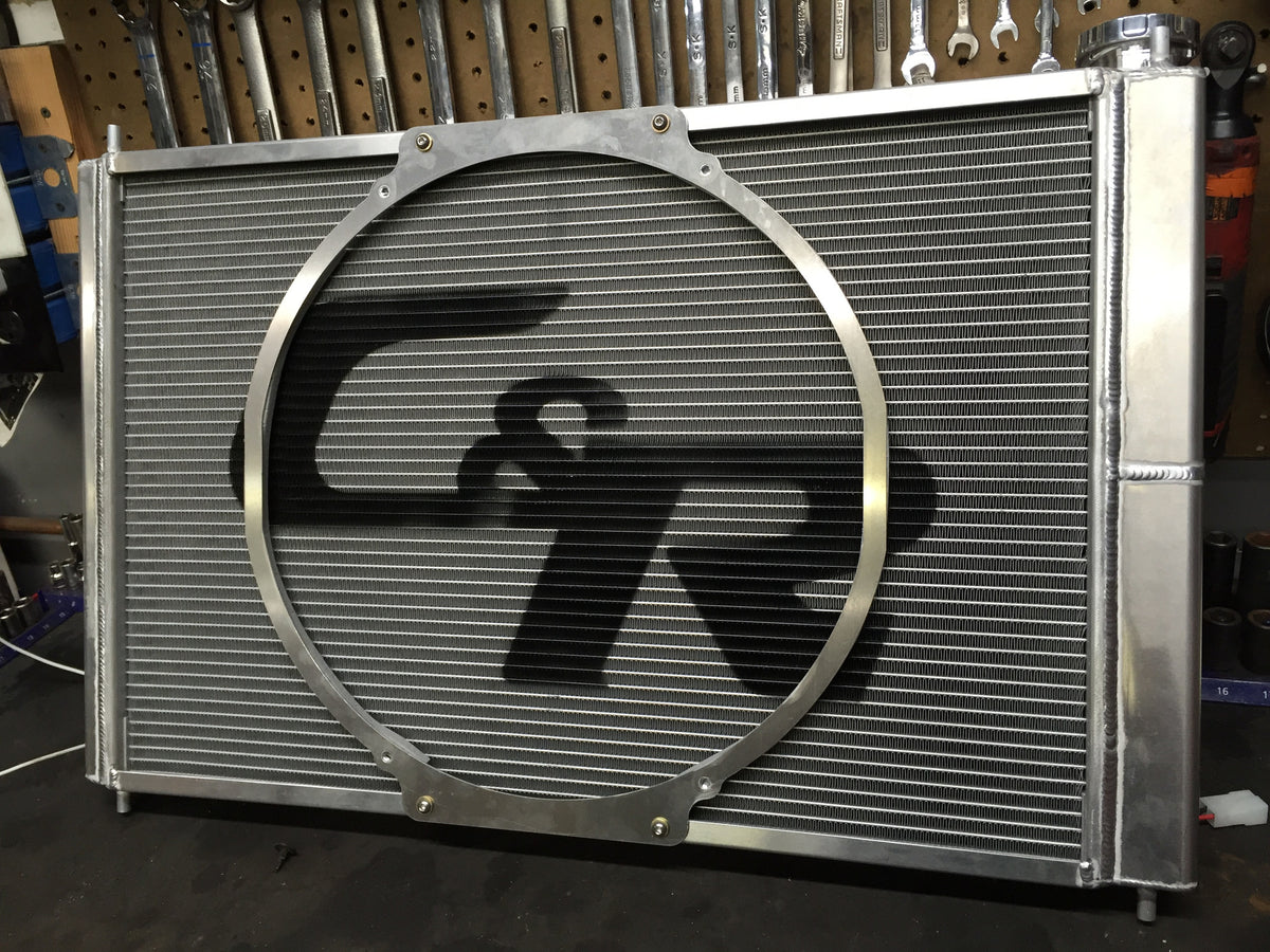 300ZX LSx Swap Race Radiator – LOJ Conversions