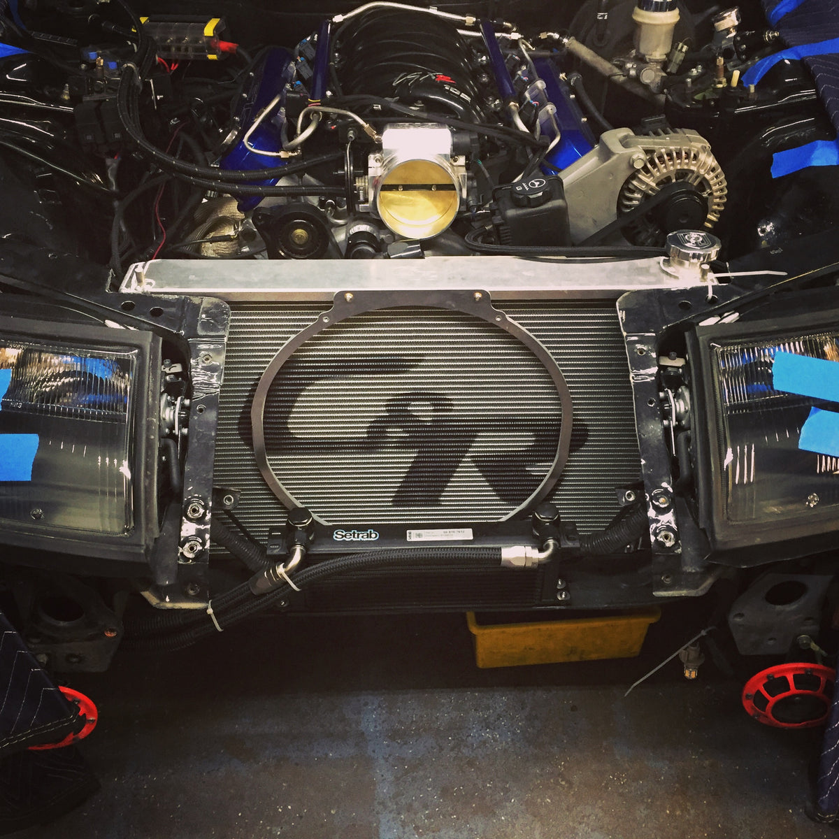 300ZX LSx Swap Race Radiator – LOJ Conversions