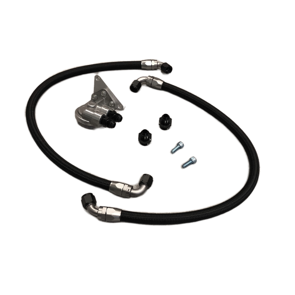 350Z / G35 Coupe LSx Swap Oil Filter Relocation Kit LOJ Conversions