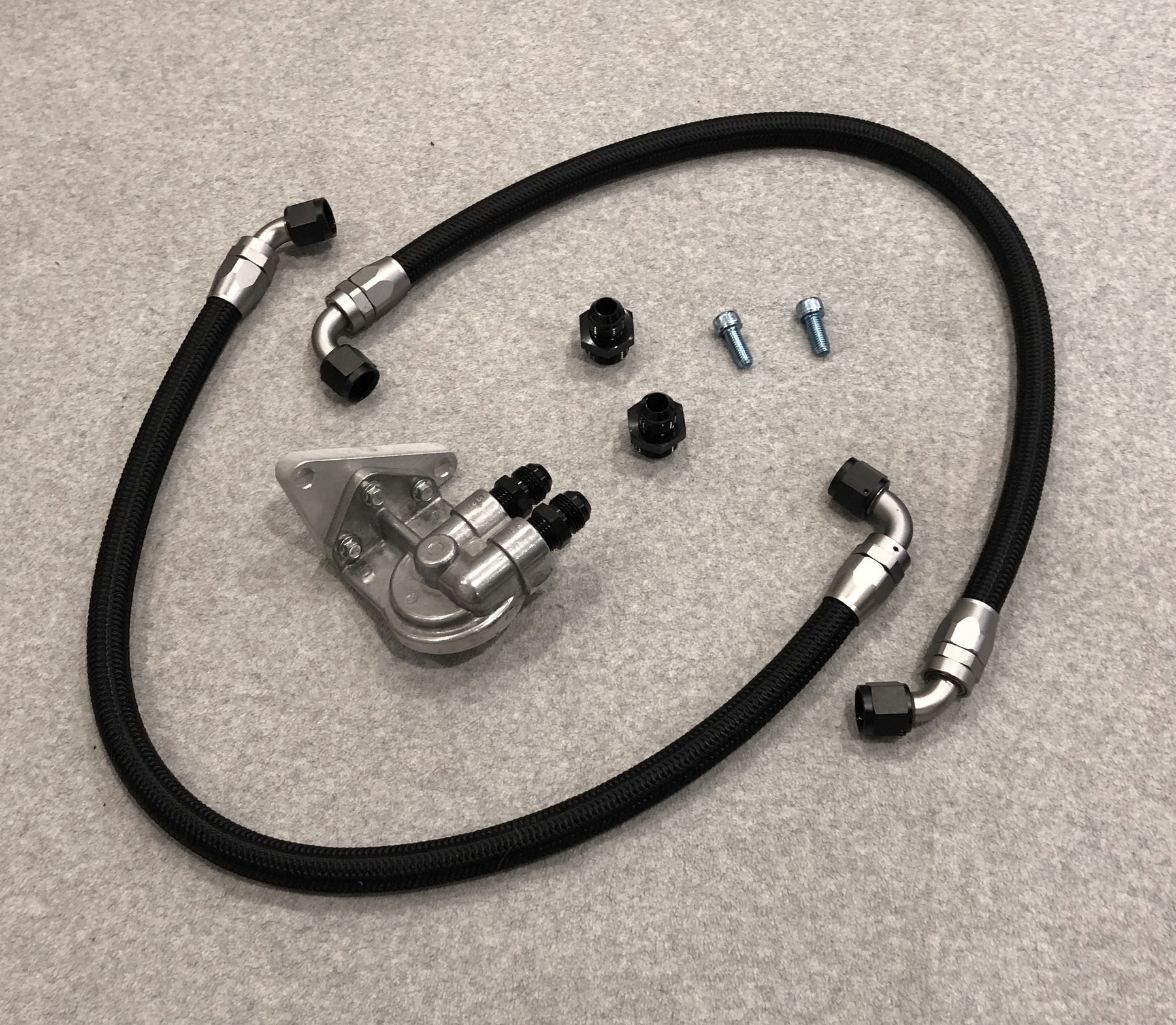 350Z / G35 Coupe LSx Swap Oil Filter Relocation Kit LOJ Conversions