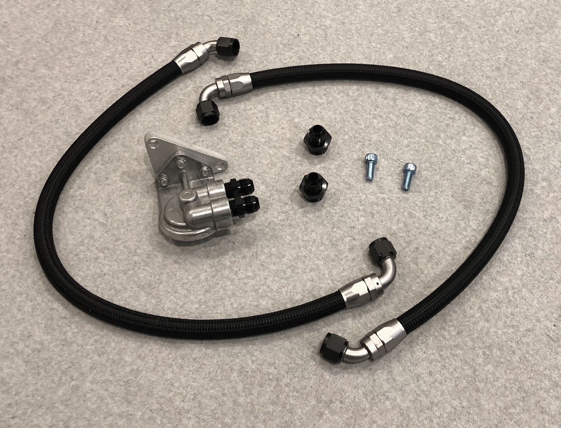 350Z / G35 Coupe LSx Swap Oil Filter Relocation Kit LOJ Conversions