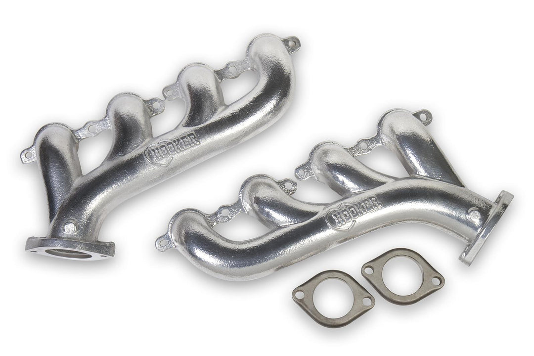 Gette Swap Meat LSx Swap Hooker Block-Hugger Cast Iron Exhaust Manifolds