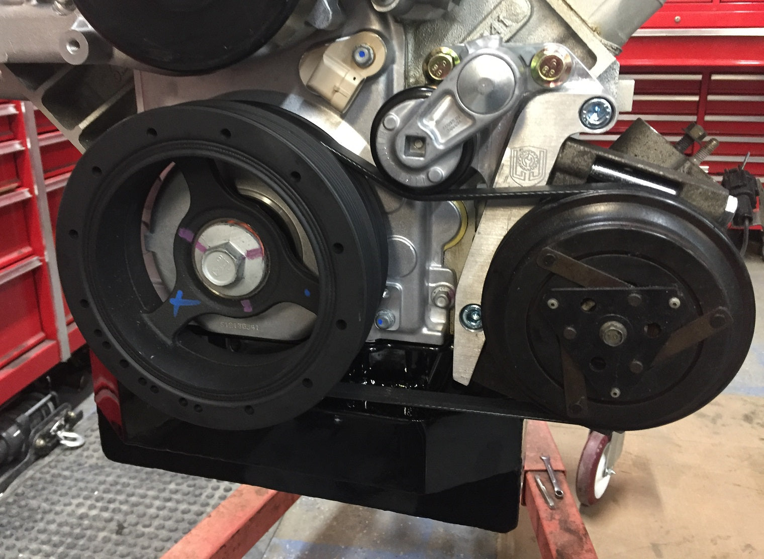 350Z / G35 LS Swap Air Conditioning Bracket – LOJ Conversions